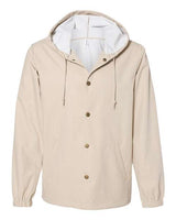 Men's Water-Resistant Hooded Windbreaker