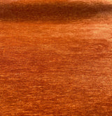 Lush Upholstery Soft Chenille Fabric - Orange Papaya, 55" Width, Railroaded (1 Yard)