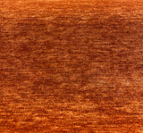 Lush Upholstery Soft Chenille Fabric - Orange Papaya, 55" Width, Railroaded (1 Yard)