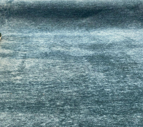 Lush Upholstery Soft Chenille Fabric - Turquoise Teal, 55" Width, Railroaded (1 Yard)