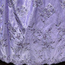 1 Yard Beaded Bridal Lace Fabric Embroidered Floral Satin Gown Couture 54" Width