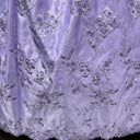 Beaded Bridal Lace Fabric - 100 Percent Polyester Satin, Floral Embroidery, 54" Width (1 Yard)