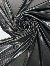 Silver Black Knitted Fabric