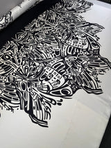 Silk Twill Printed Fabric