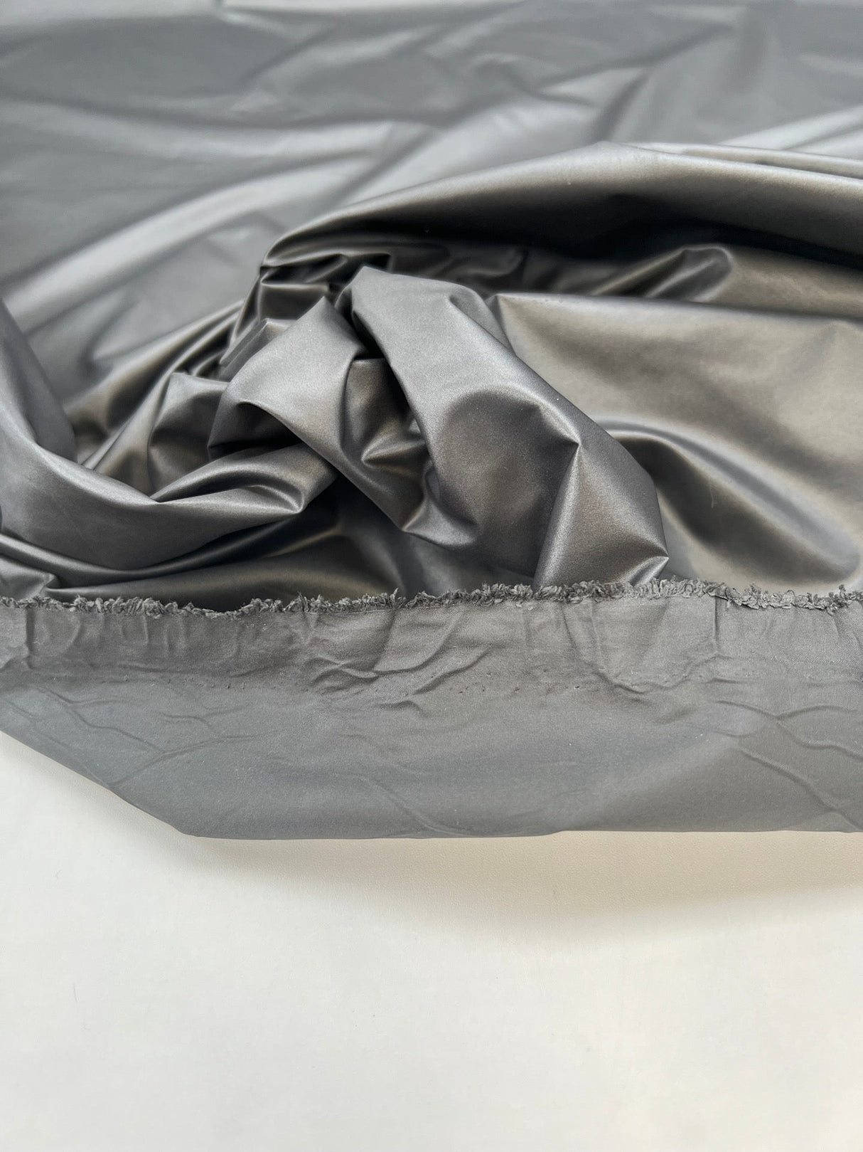 Polyester Plain Gray Jacket Fabric