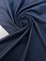 Italian Wool Suit Fabric Blue Black
