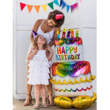 Foil Balloon Birthday Cake AirLoonz 53 Inch