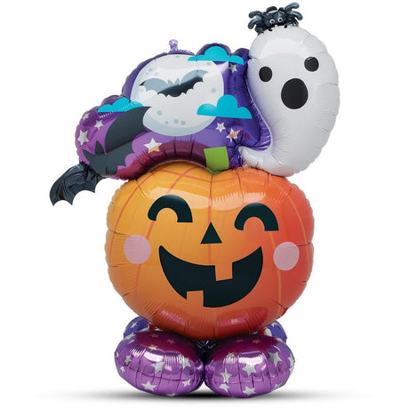 Halloween Foil Balloon Ghost & Pumpkin AirLoonz