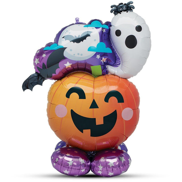 Halloween Foil Balloon Ghost & Pumpkin AirLoonz