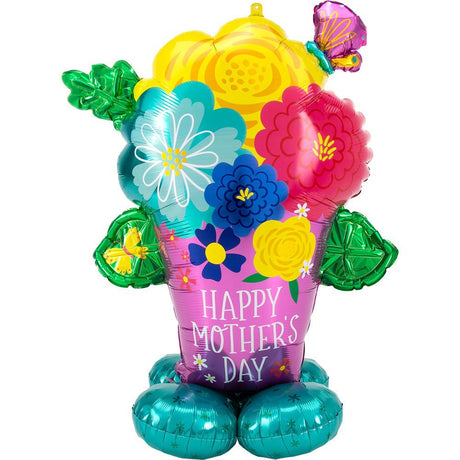 Mother's Day Foil Balloon AirLoonz Flower Pot
