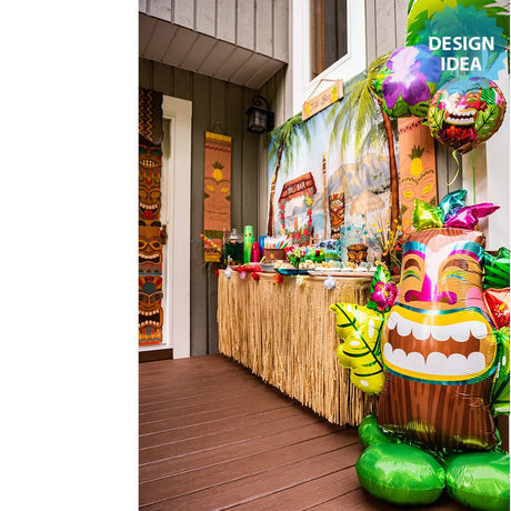 Foil Balloon Tiki AirLoonz 53 Inch