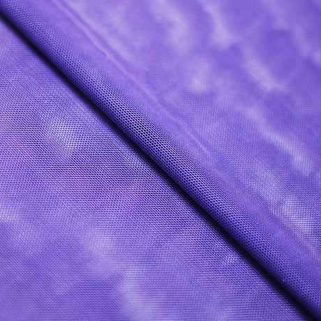 Action Mesh Polyester Spandex Fabric - Solid Colors, 58-60" Width (1 Yard)