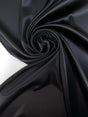 Black Silk Satin Fabric