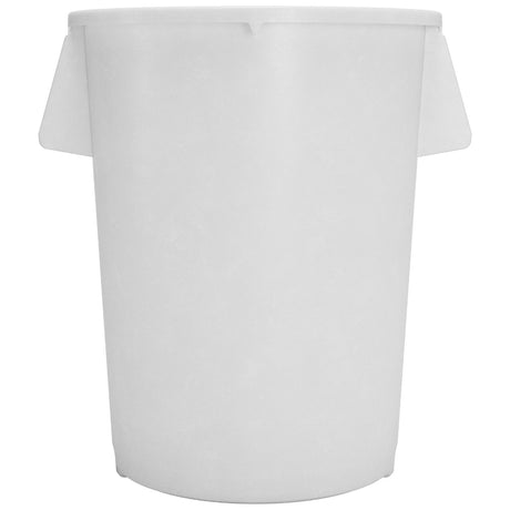 Carlisle Bronco White Round Waste Container, 55 Gallons
