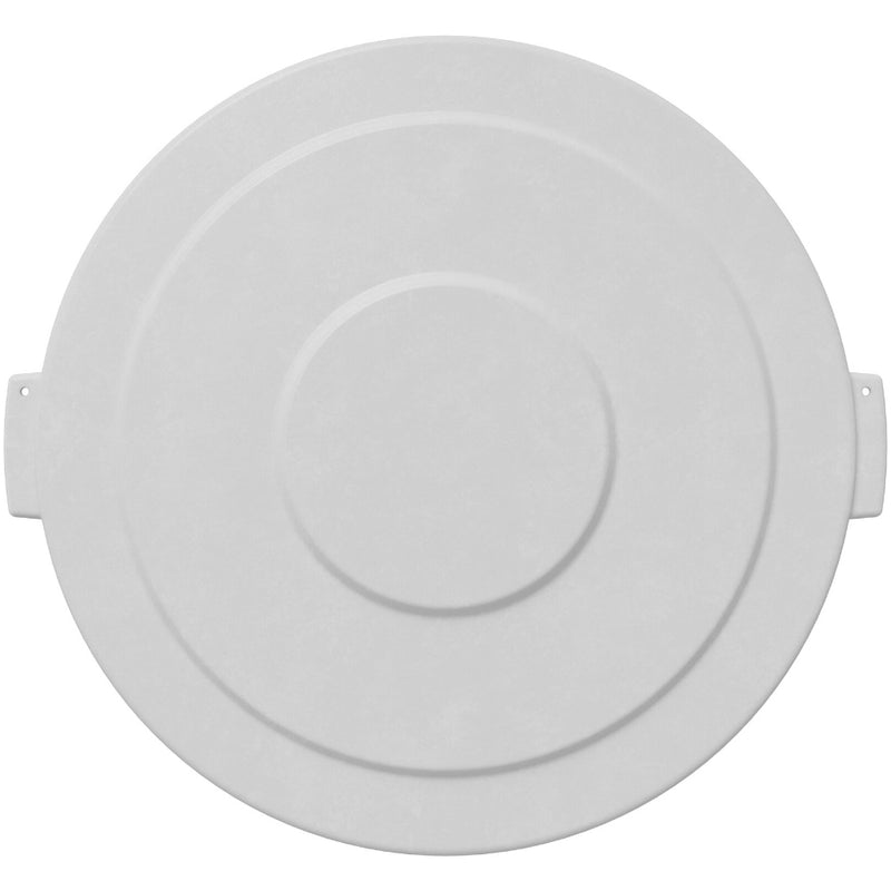 Carlisle Bronco Round White Lid for 55 Gallon Waste Container