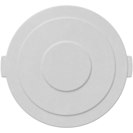 Carlisle Bronco Round White Lid for 55 Gallon Waste Container