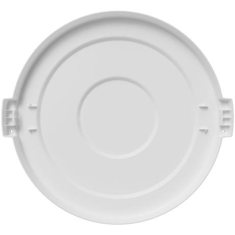 Carlisle Bronco Round White Lid for 55 Gallon Waste Container