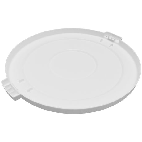 Carlisle Bronco Round White Lid for 55 Gallon Waste Container