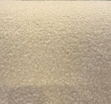 Fuzzy Wooly Boucle Polyester Fabric - Ivory Boucle Upholstery Drapery, 54" Width (1 Yard)