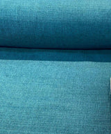 Penelope Chenille Fabric - Peacock Turquoise Upholstery, 55" Width (1 Yard)