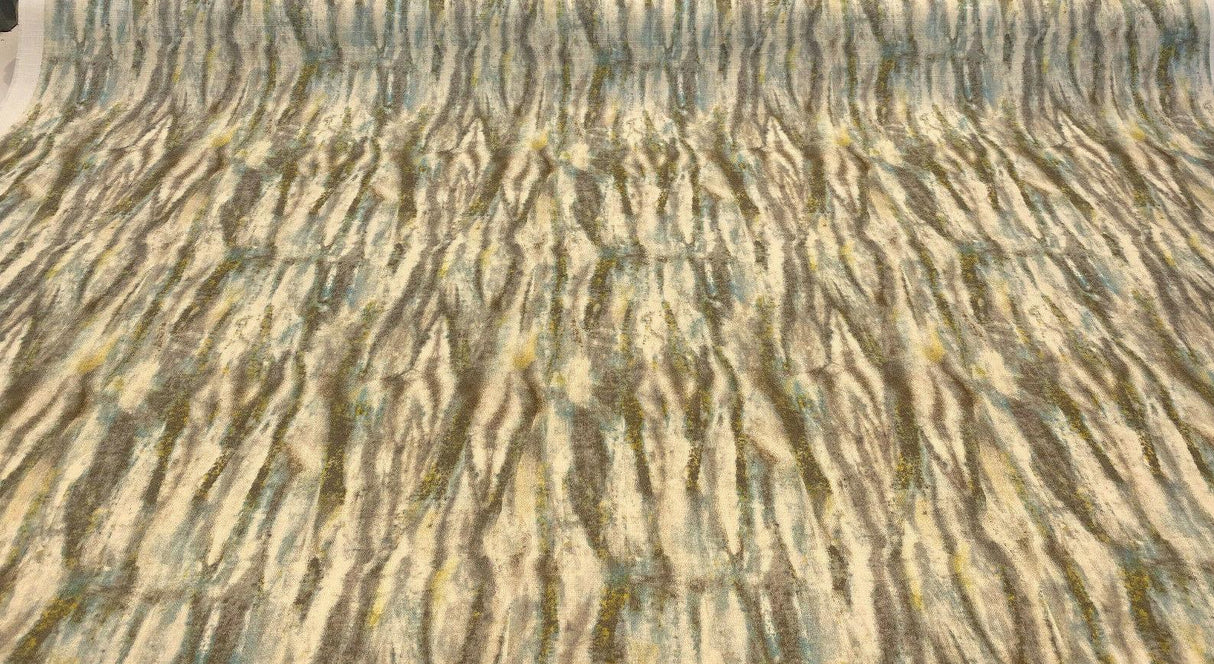 Waverly Blink Of An Eye 100 Percent Cotton Fabric - Glacier Beige, 54" Width, 13.50" Horizontal/Vertical Repeat (1 Yard)