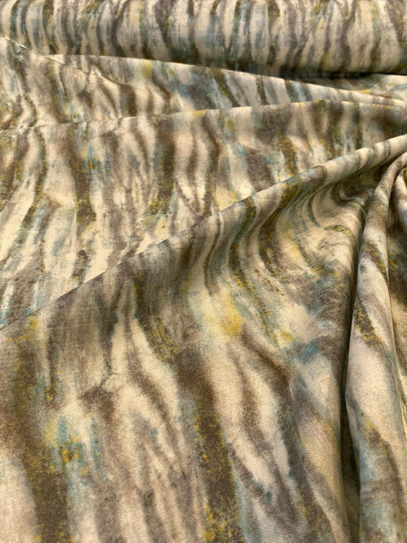 Waverly Blink Of An Eye 100 Percent Cotton Fabric - Glacier Beige, 54" Width, 13.50" Horizontal/Vertical Repeat (1 Yard)
