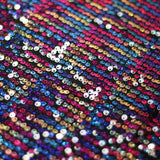 Razzle Sequins Polyester Spandex Fabric - Multiple Colors, Round Sequins, 52-54" Width, 200 GSM (1 Yard)