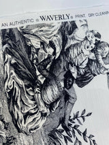Waverly Toile Idyllic Days 100 Percent Cotton Fabric - Black Noir, White/Off White Toile, 54" Width (By The Yard)