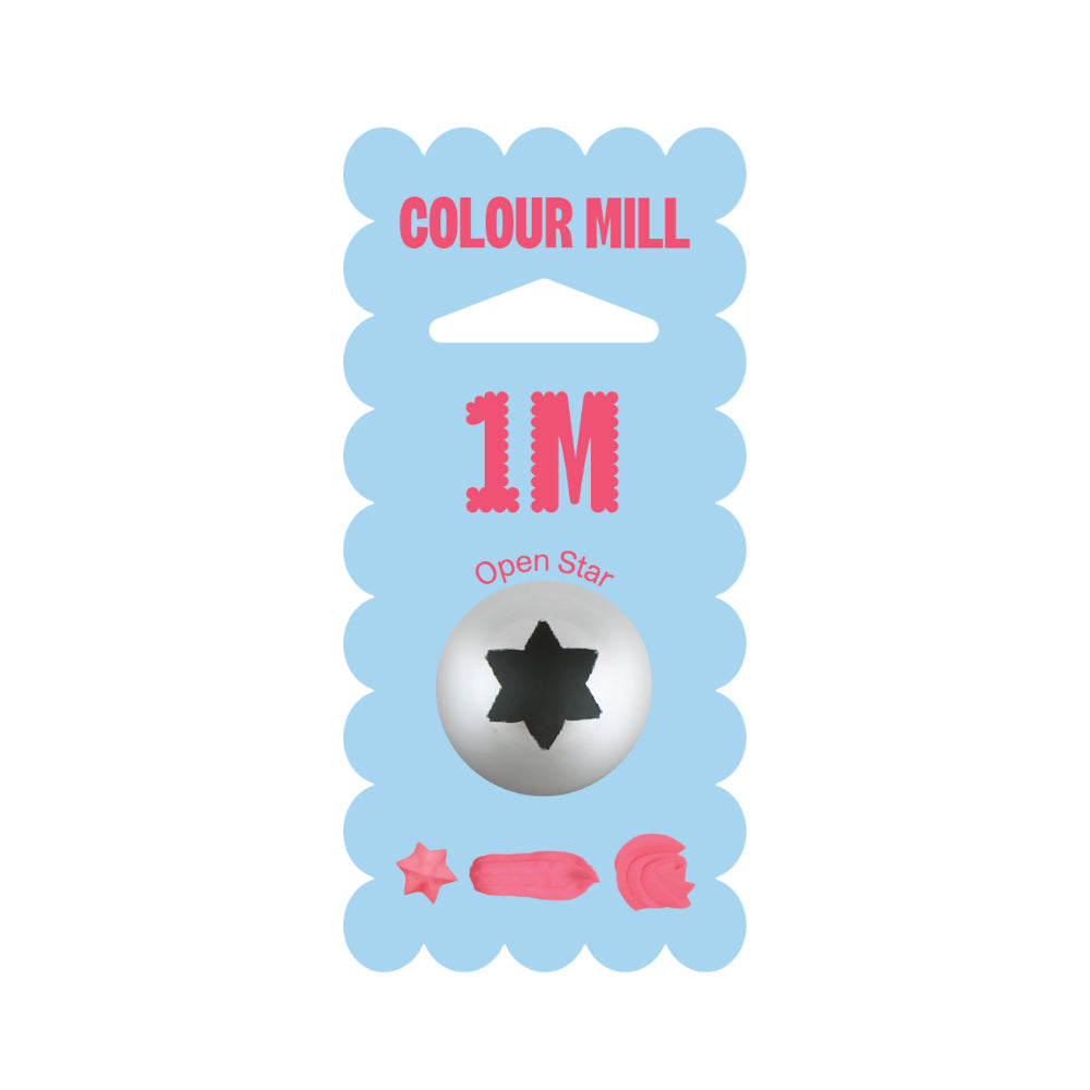 Colour Mill Medium Open Star Piping Tip #1M