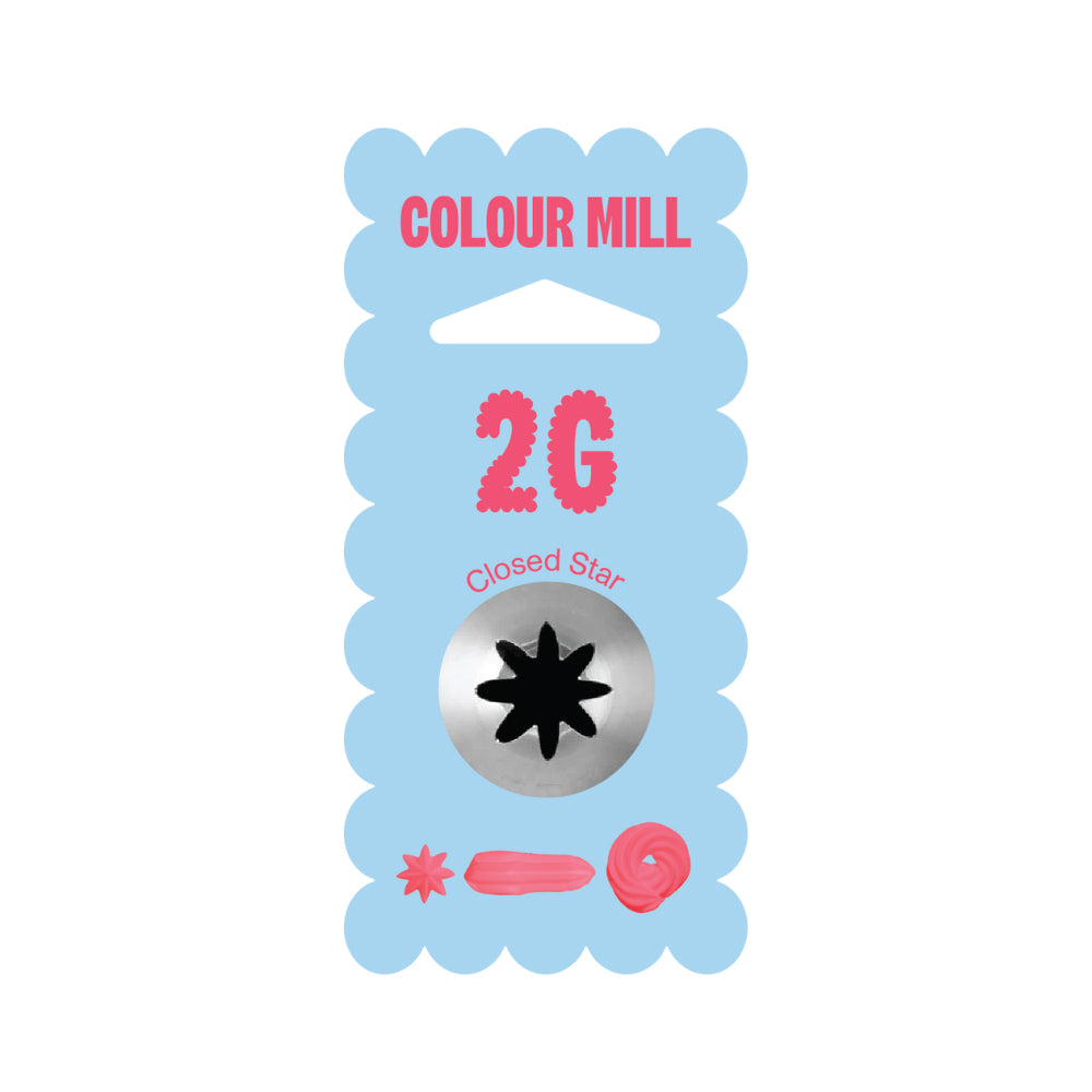 Colour Mill Medium Closed Star Piping Tip #2G