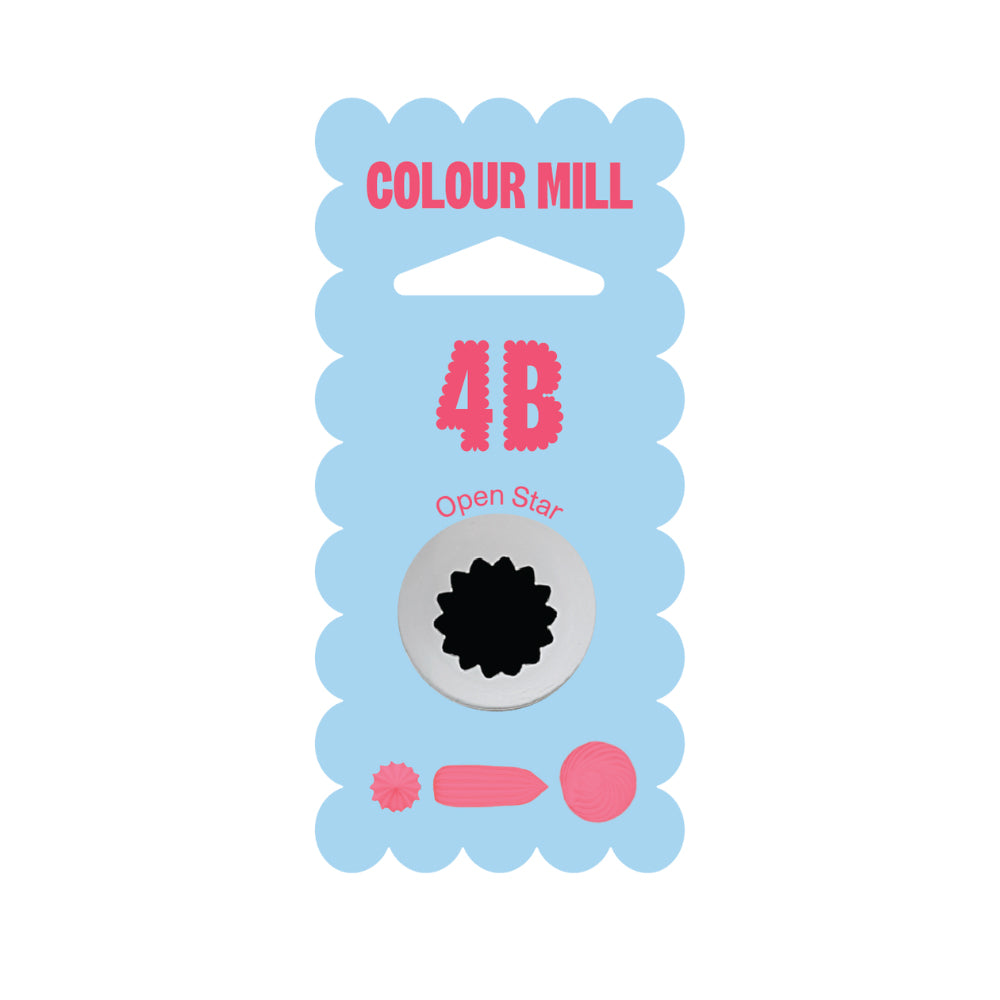 Colour Mill Medium Open Star Piping Tip #4B