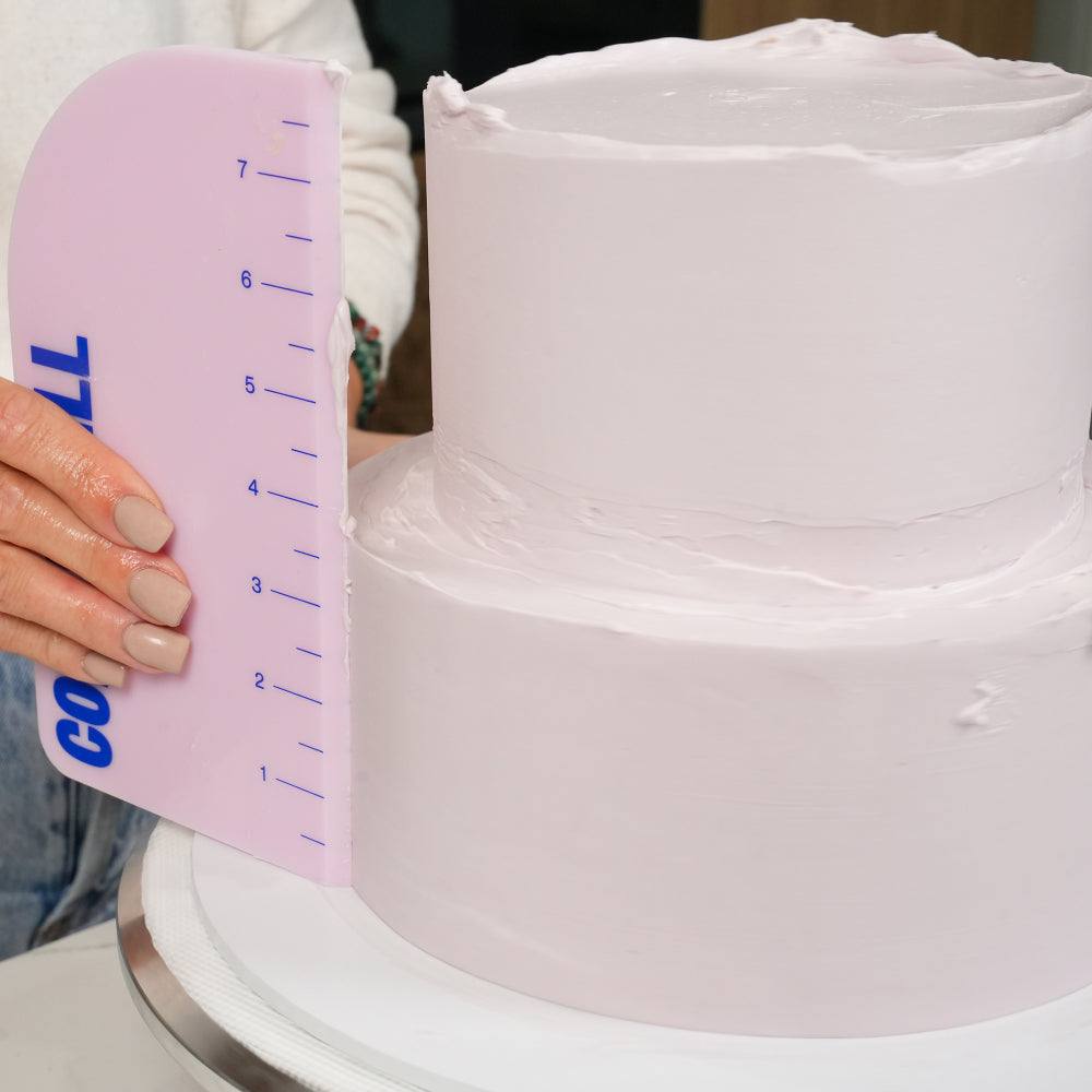 Colour Mill Acrylic Serial Icing Cake Scraper, 8"