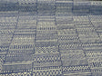 P Kaufmann Chenille Fabric - Blue Lapis Bamako Stripe, 54" Width (1 Yard)