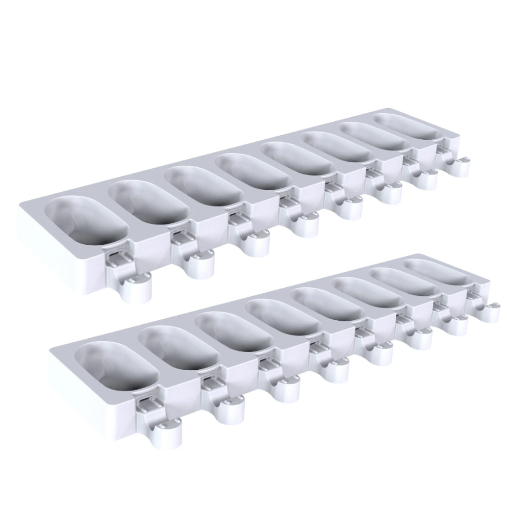 Silikomart GEL18M Mini Wave Silicone Ice Cream Mold, Set of 2