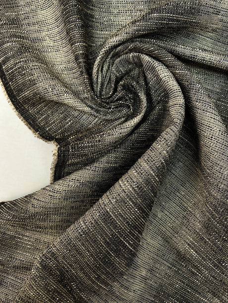 Cotton Lurex Striped Fabric