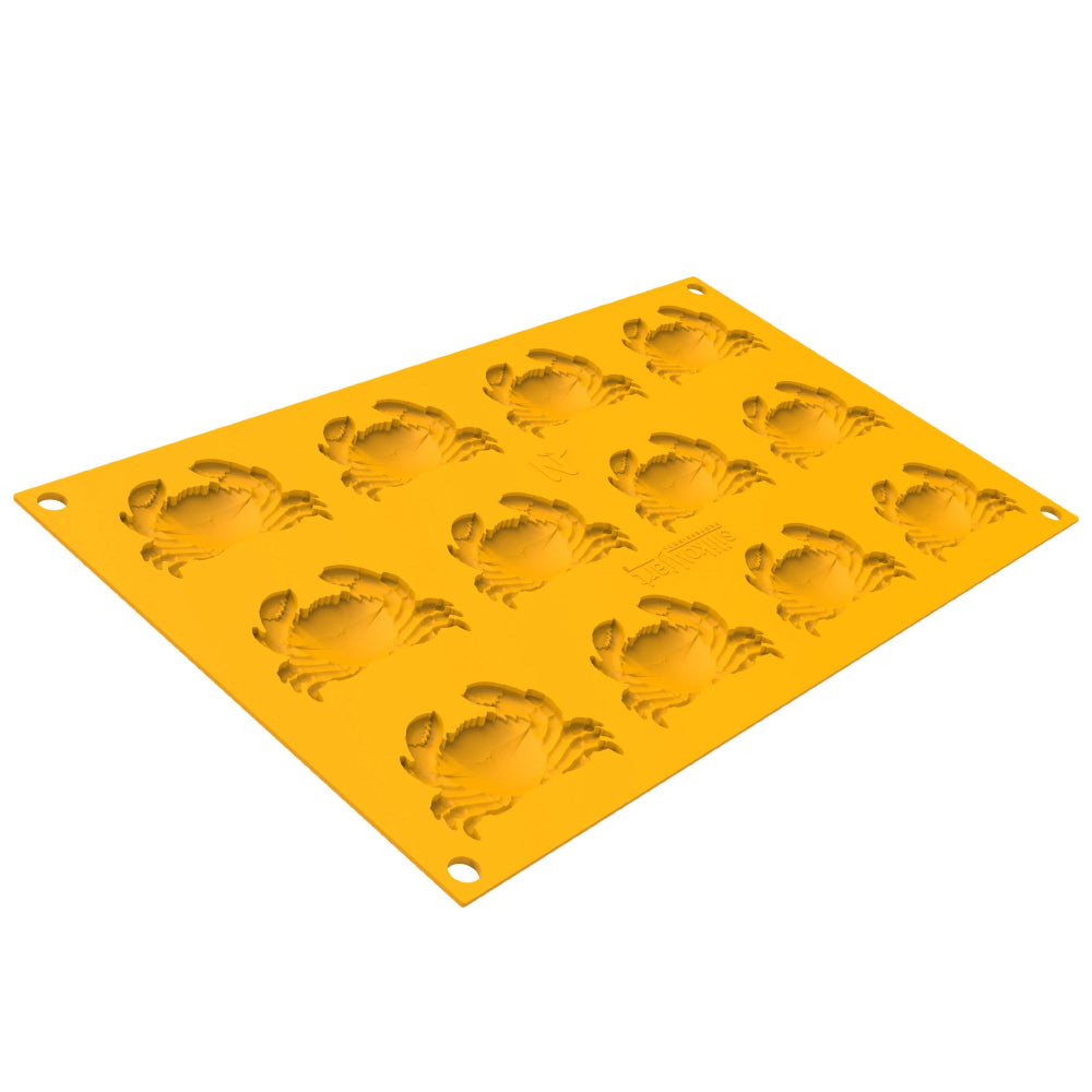 Silikomart GRANCHIO6 Crab Silicone Mold, 12 Cavities