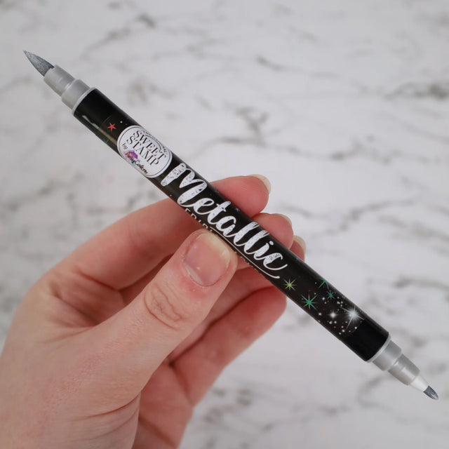 Sweet Stamp Grey Metallic Edible Markers