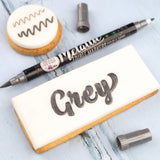 Sweet Stamp Grey Metallic Edible Markers