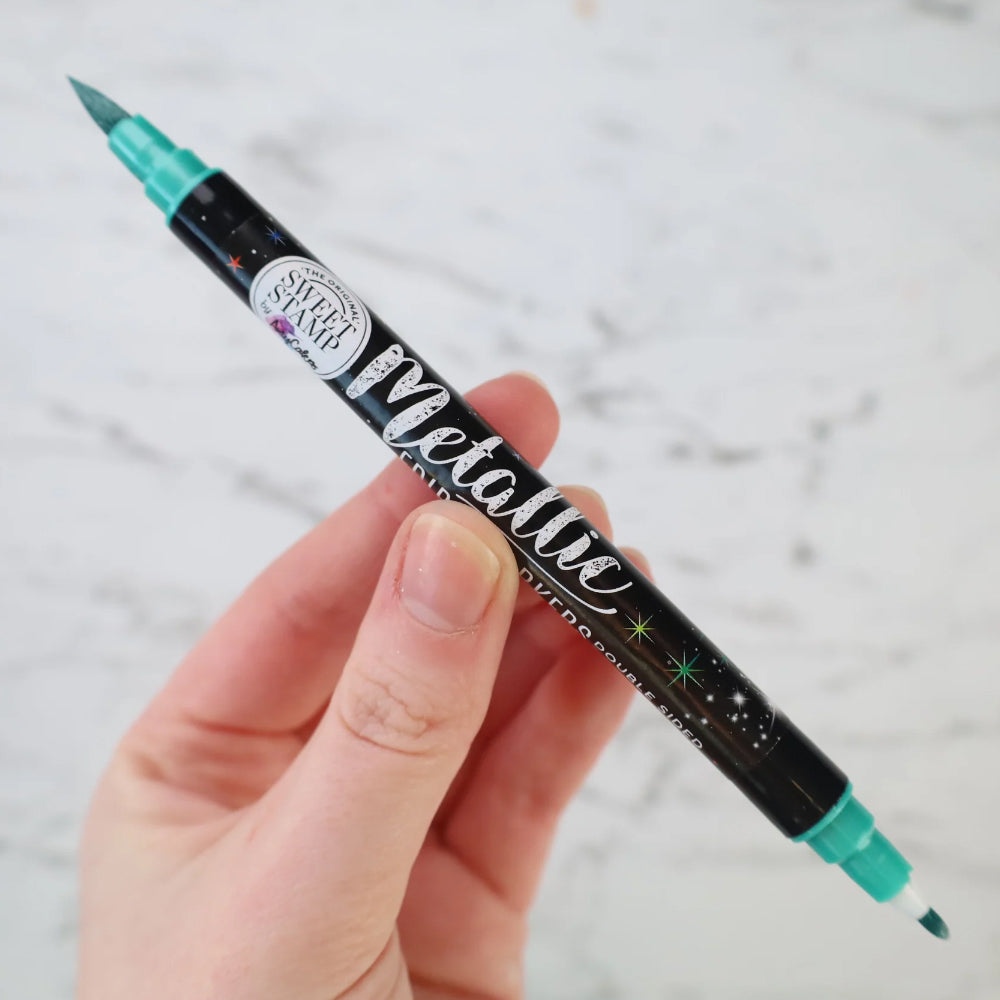 Sweet Stamp Teal Metallic Edible Marker