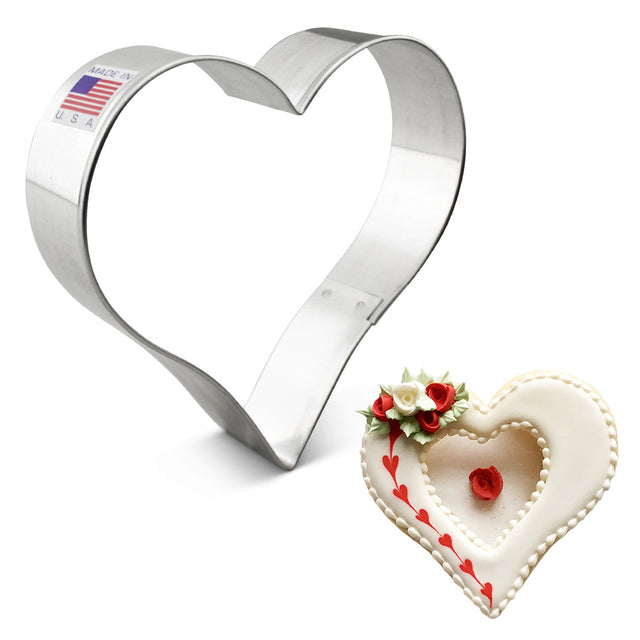 Ann Clark Heart Cookie Cutter, 4"