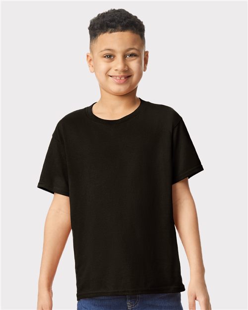 6 Pack: Gildan® Youth Heavy Cotton Short Sleeve Crew-Neck T-Shirt