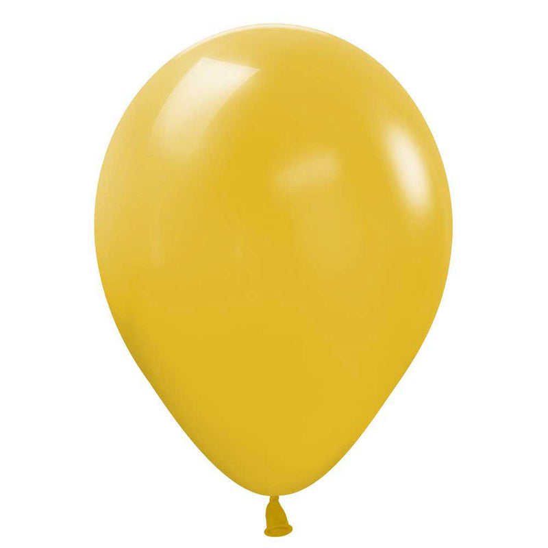 Latex Balloons 11 Inch Sempertex Deluxe Mustard