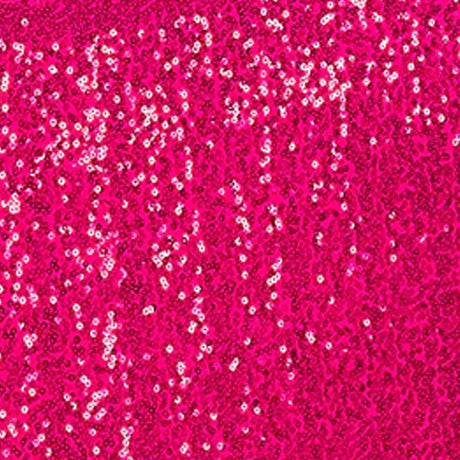 1 Piece Fuchsia Sequin Spandex Chair Cap 13.5 inch by 10 inch Wedding Party Decor