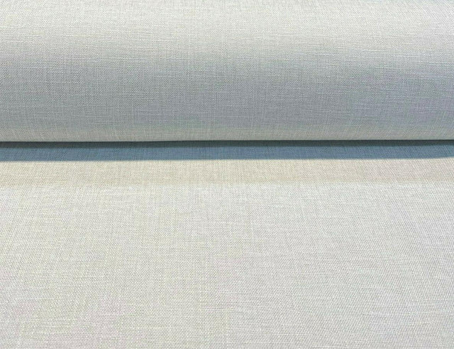 Motion Linen Blackout Polyester Fabric - White, 55" Width (1 Yard)