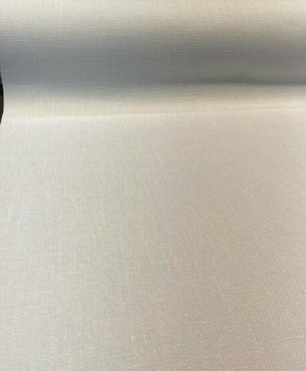 Motion Linen Blackout Polyester Fabric - White, 55" Width (1 Yard)