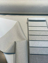 Motion Linen Blackout Polyester Fabric - Shell Beige, 55" Width (1 Yard)
