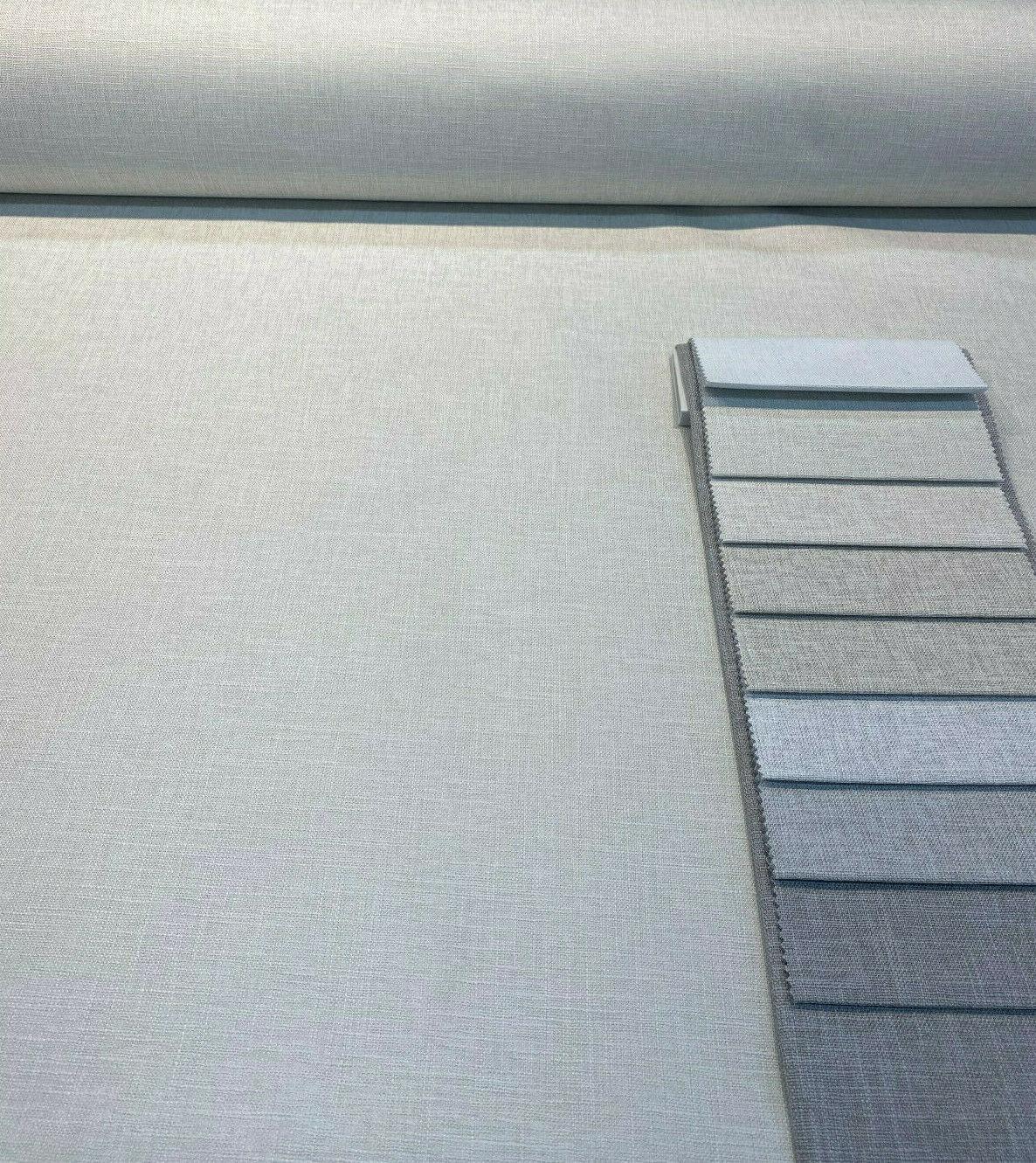 Motion Linen Blackout Polyester Fabric - Shell Beige, 55" Width (1 Yard)