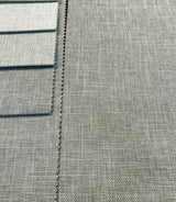 Motion Linen Blackout Polyester Fabric - Stone Gray, 55" Width (1 Yard)