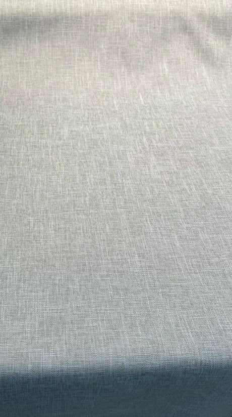 Motion Linen Blackout Polyester Fabric - Stone Gray, 55" Width (1 Yard)