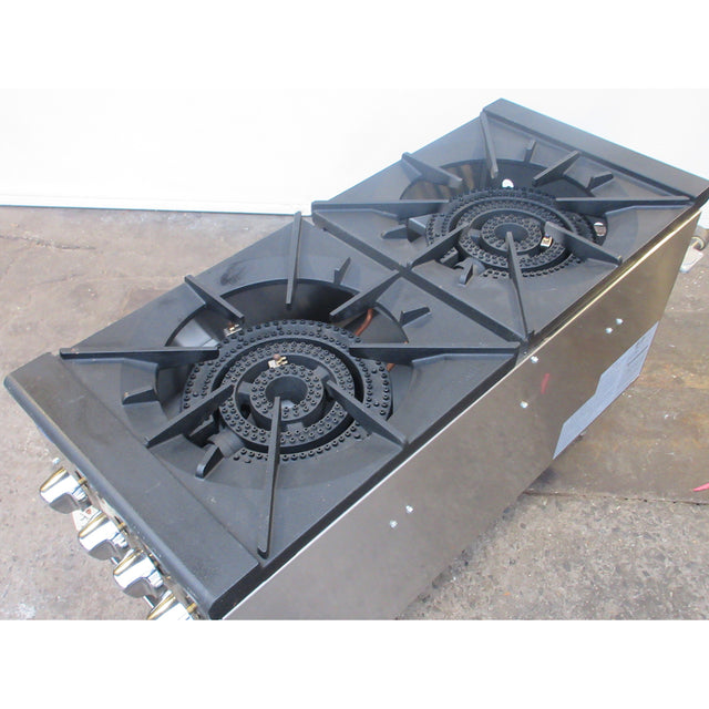 Atosa ATSP-18-2 2-Burner Gas Stock Pot Range, Used Excellent Condition